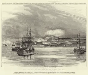 La guerra civile in Cile, la battaglia di Vina del Mar